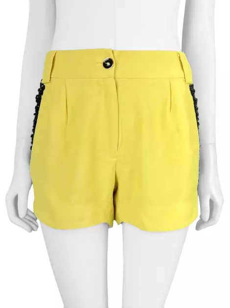 Shorts Skazi Reto Amarelo