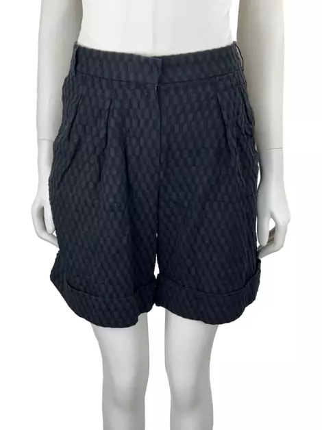 Shorts Sportmax Tecido Preto