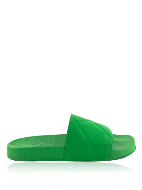 Slide Bottega Veneta Rubber Verde