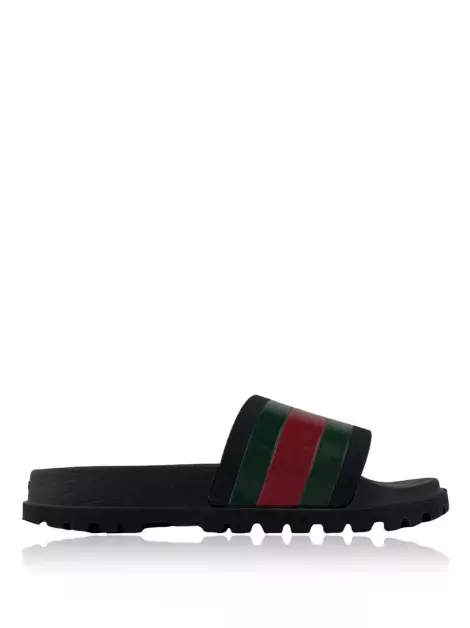 Slide Gucci Web Preto