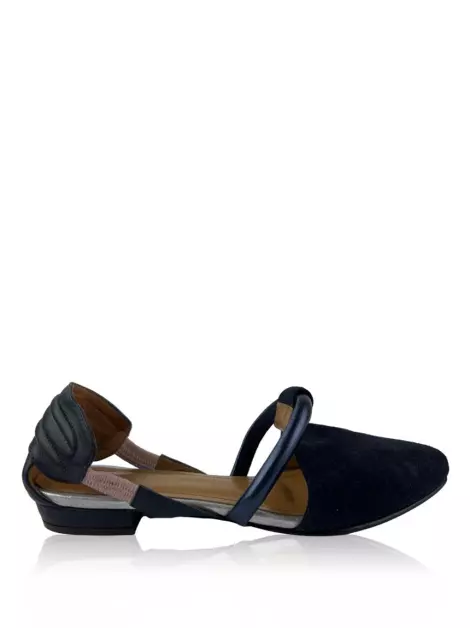 Slipper Botti Texturizado Azul Marinho