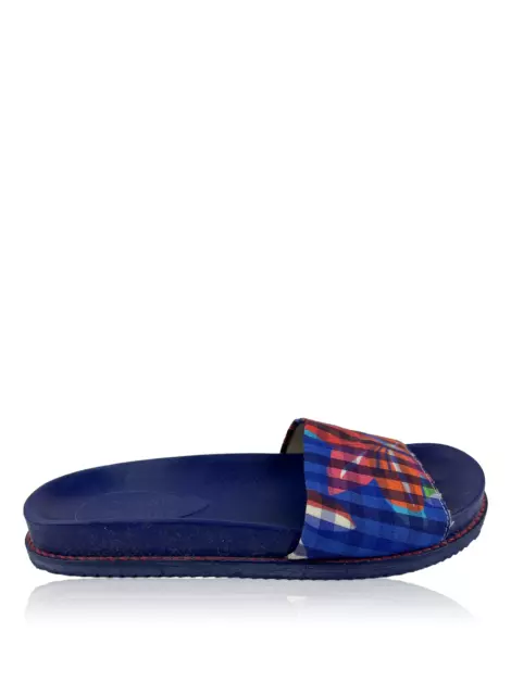 Slipper Sardina Xadrez Azul