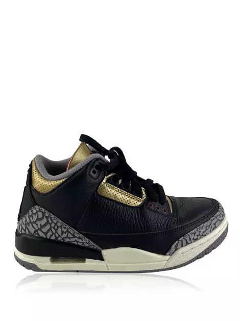 Sneaker Nike Air Jordan 3 Retro 'Black Gold'