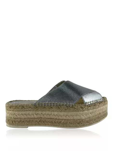 Stella Mccartney Crisscross Platforme Prateado