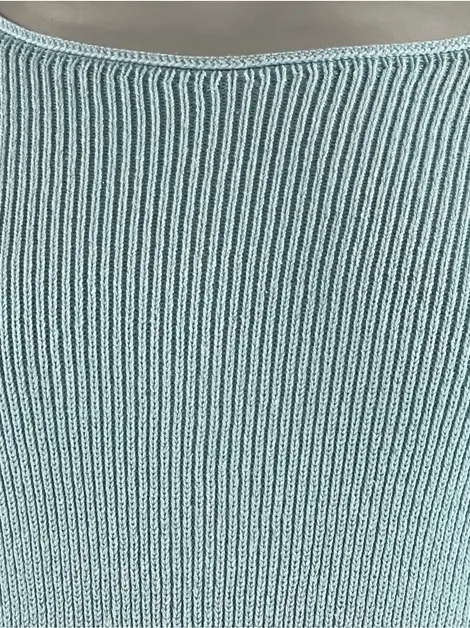 Suéter Cris Barros Tricot Azul