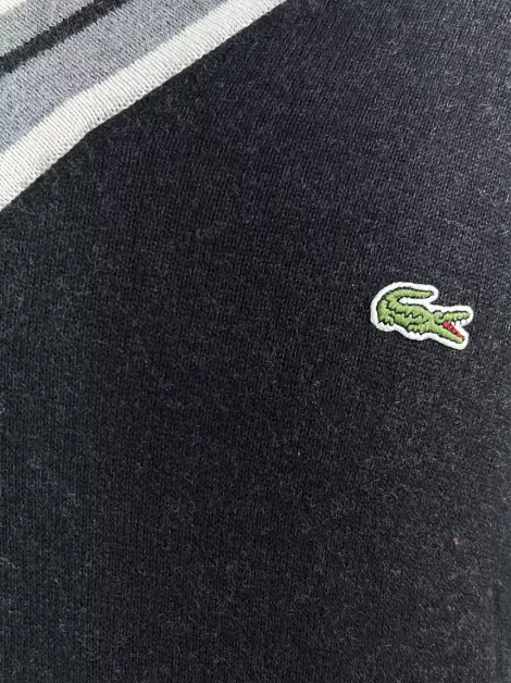 Suéter Lacoste Tecido Cinza