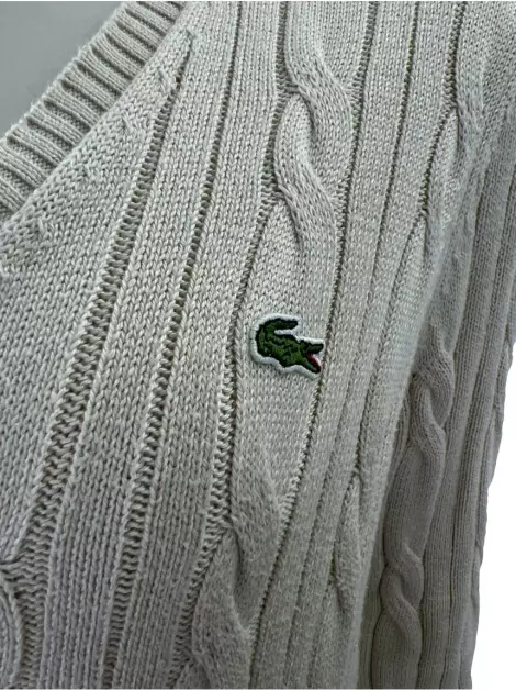 Suéter Lacoste Tricot Off-White