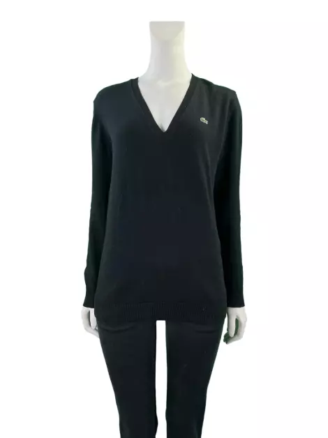 Suéter Lacoste Tricot Preto