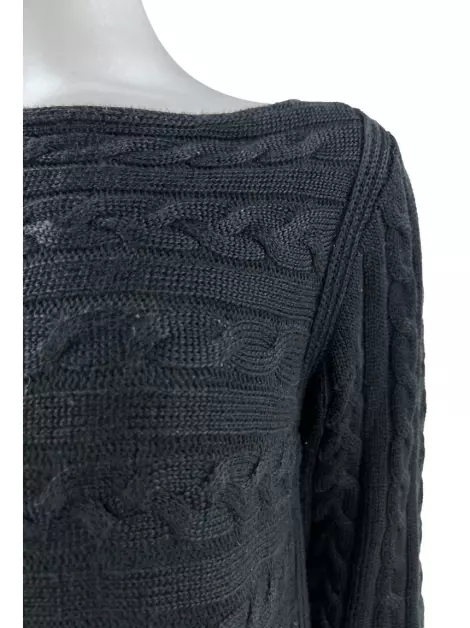 Suéter Lauren Ralph Lauren Tricô Preto