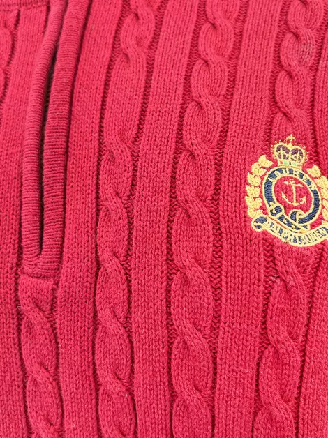Suéter Lauren Ralph Lauren Tricot Vermelho
