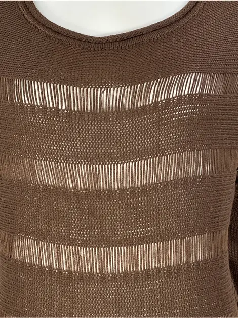 Suéter Lenny Niemeyer Tricot Marrom