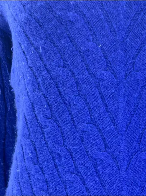 Suéter Ralph Lauren Cashmere Azul