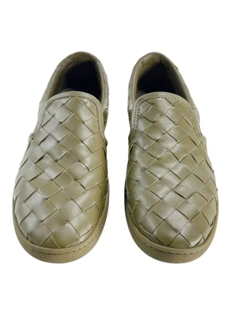 Tênis Bottega Veneta Sawyer Intrecciato Verde