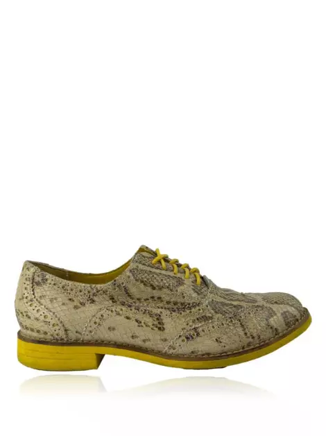 Tênis Cole Haan Couro Amarelo