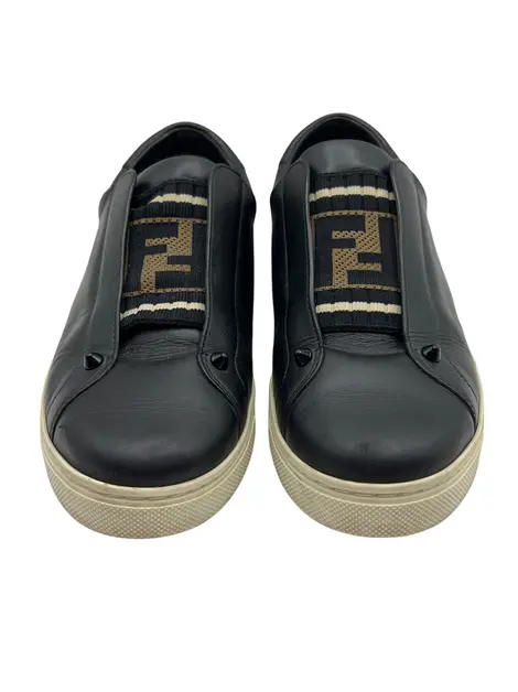 Tênis Fendi Couro Preto