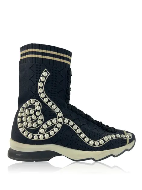 Tênis Fendi Mesh Pearl Preto