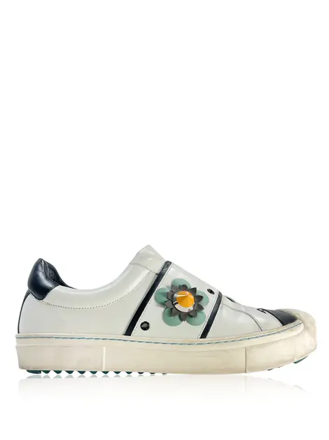Tênis Fendi Slip On Floral