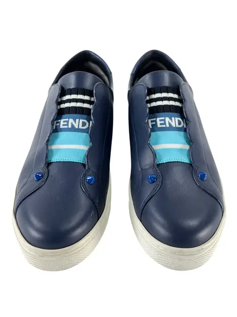 Tênis Fendi Slip On Rockoclick Azul