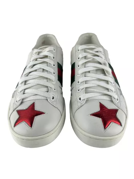 Tênis Gucci Ayers Web Star Branco