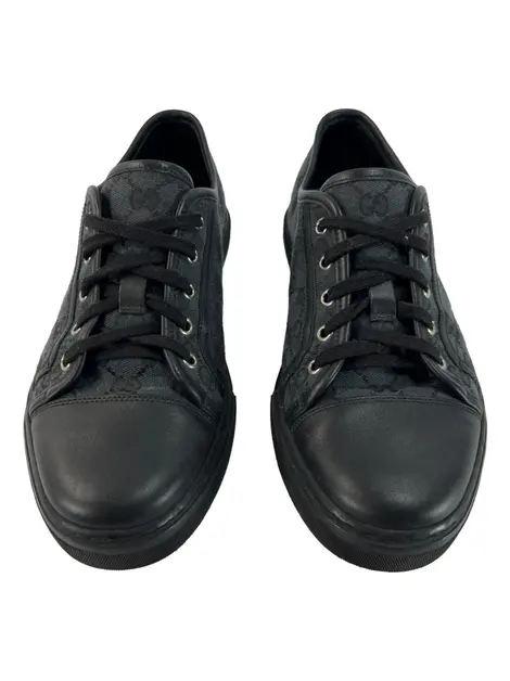 Tênis Gucci GG Canvas 'Grey Black'