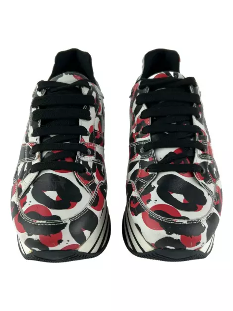 Tênis Hogan Couro Estampado