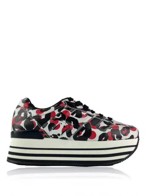 Tênis Hogan Couro Estampado