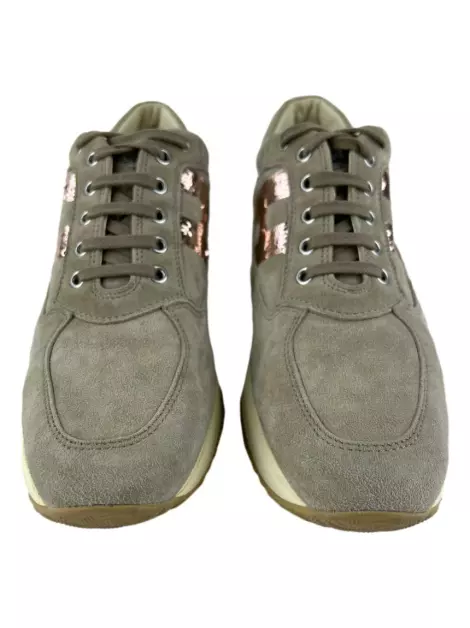 Tênis Hogan Suede Bege