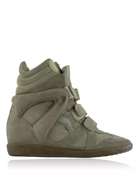 Tênis Isabel Marant Bekett Suede Areia