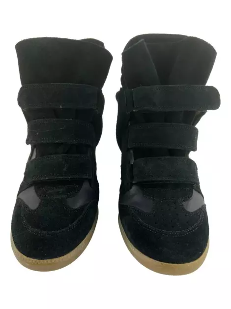 Tênis Isabel Marant Bekett Suede Preto