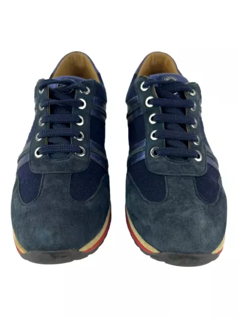 Tênis Longchamp Camurça Azul Marinho