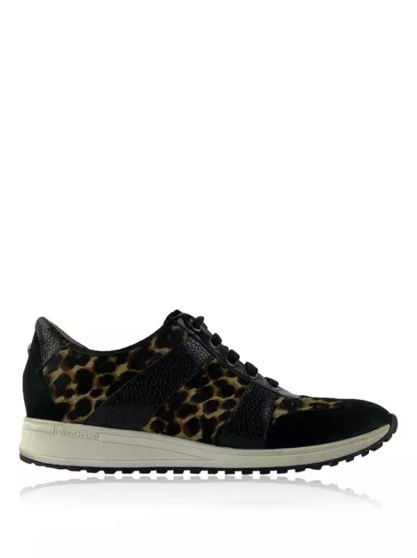 Tênis Longchamp Pony Hair Leopard