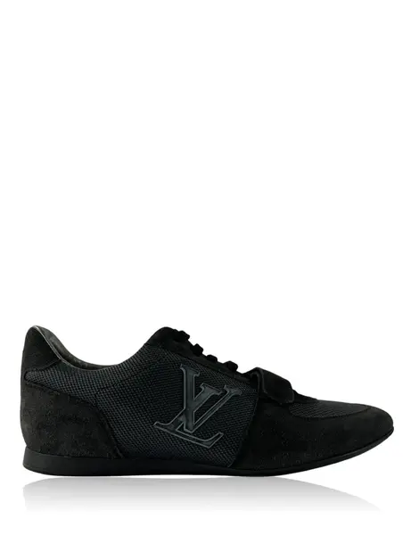 Tênis Louis Vuitton Camurça Preto
