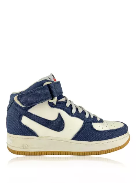 Tênis Nike Air Force 1 Mid '07 Denim Gum