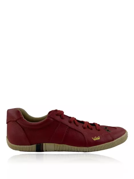 Tenis osklen store feminino vermelho cetim