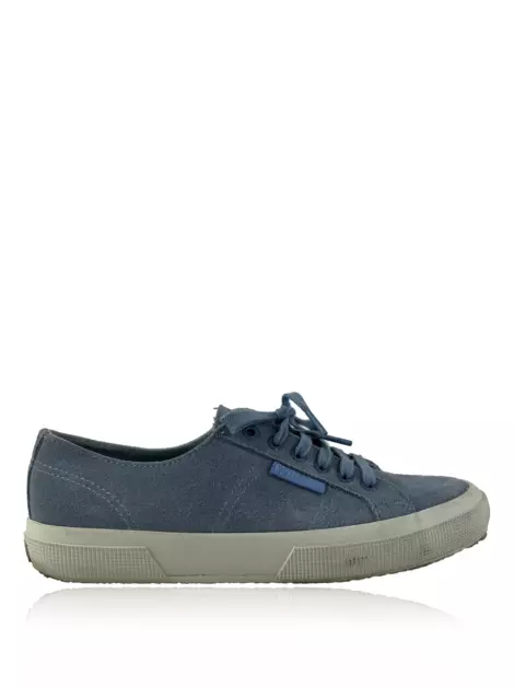 Tênis Superga 2750 Classic Camurça Azul