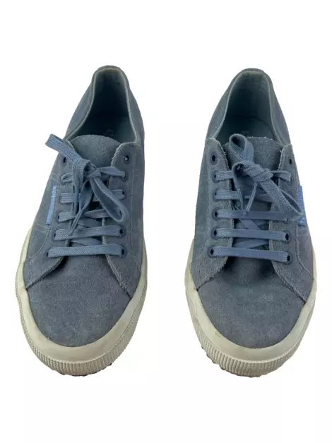Tênis Superga 2750 Classic Camurça Azul