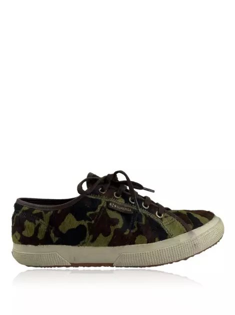Tênis Superga Cavalino Estampa Camuflada