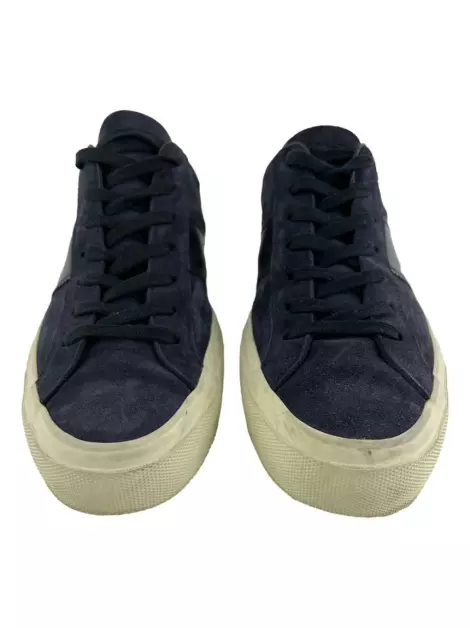 Tênis Tom Ford Camurça Azul Marinho