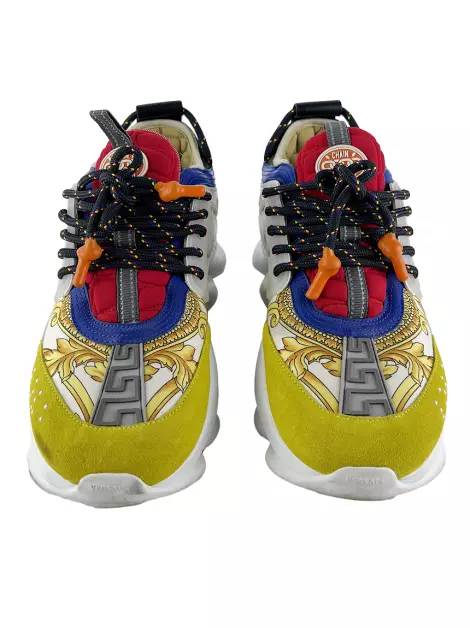 Tênis Versace Chain Reaction Barroco Multicolor