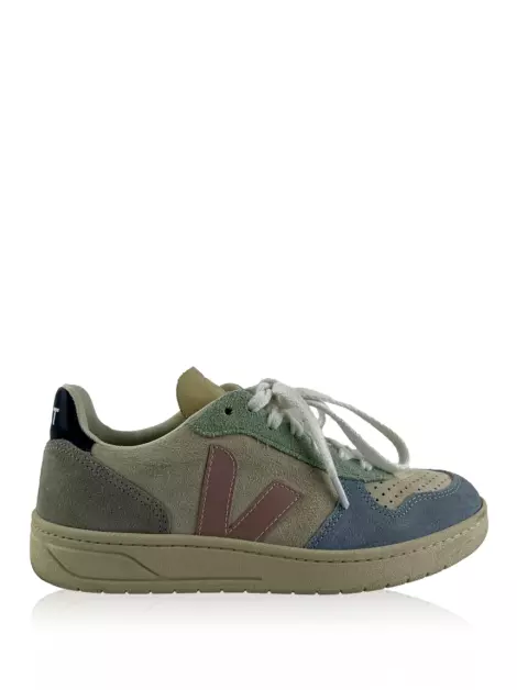 Tênis Vert V-10 Suede Multico Natural Babe