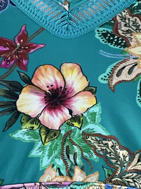 Top Cia. Marítima Floral Verde