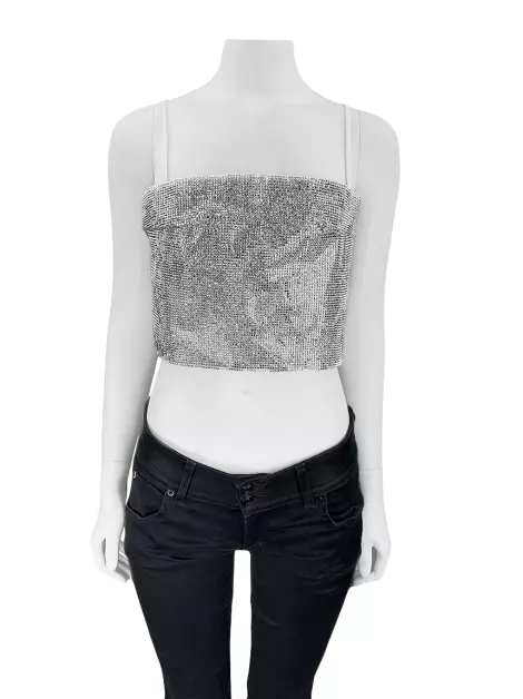 Top Egrey Cristal Prata