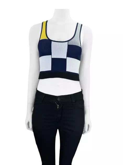 Top Lauf Tecido Estampado