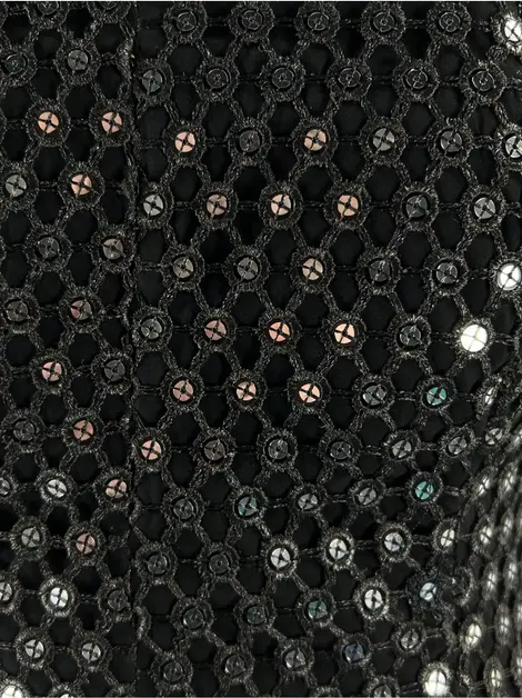 Top NK Store Paetê Preto