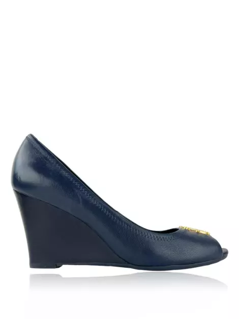 Tory Burch Couro Azul