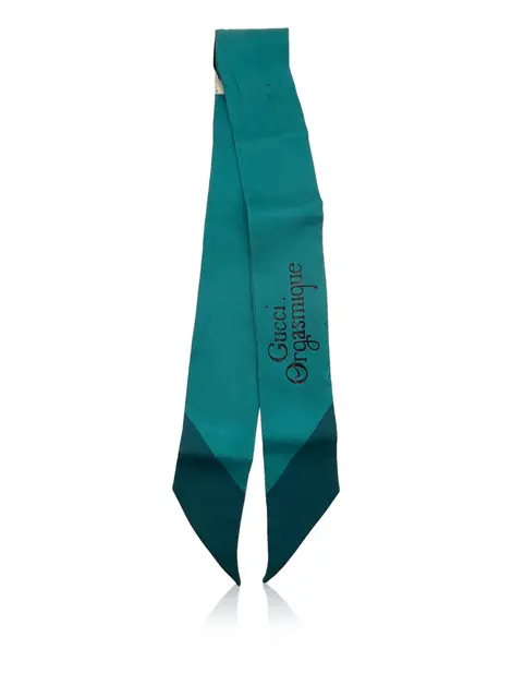 Twilly Gucci Seda Azul