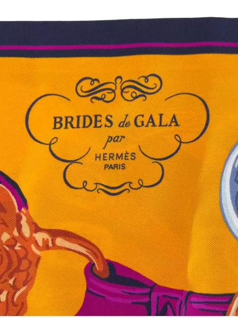 Twilly Hermès Maxi Reversível Brides De Gala