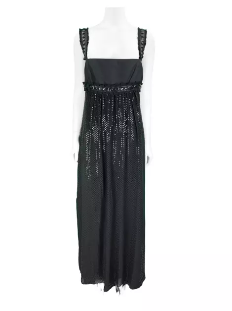 Vestido Adolfo Dominguez Tecido Preto