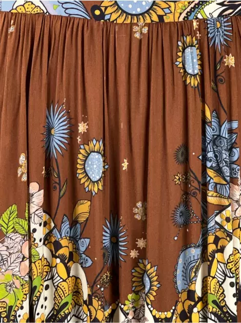 Vestido Adriana Barra Tecido Estampado