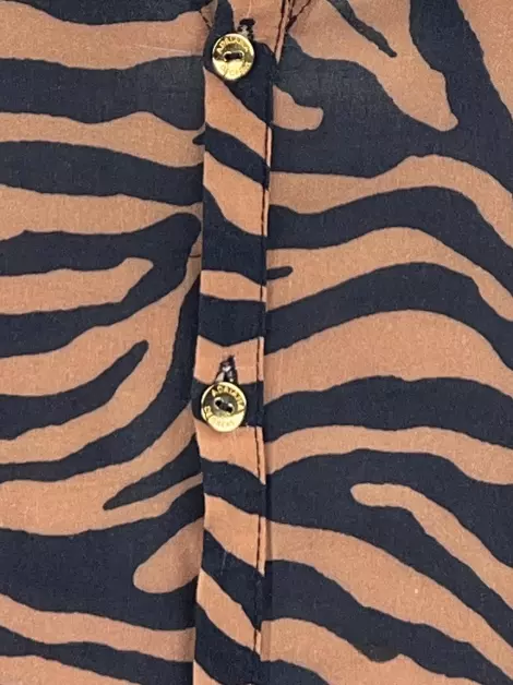 Vestido Adriana Degreas Tecido Animal Print